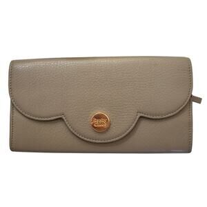 See by Chloe Grey Polina Continental Soft Leather Long Wallet